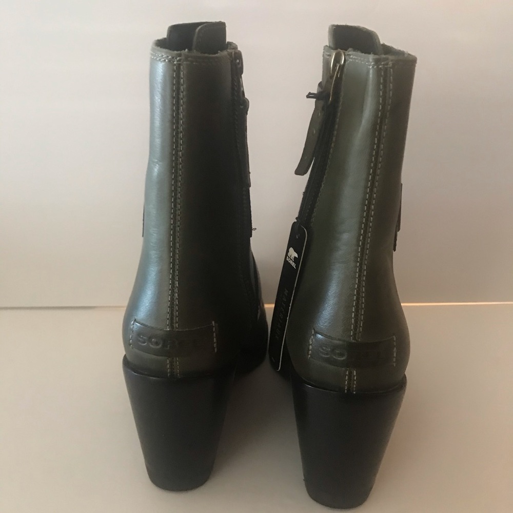 Sorel After Hours Nori Wedge Green/Black 8 - Picture 8 of 10